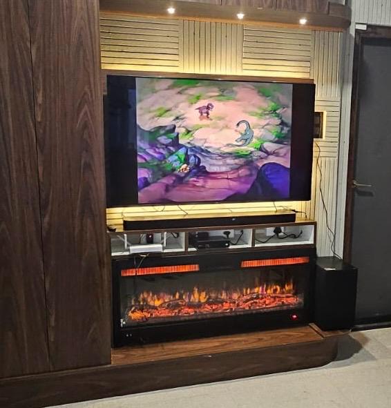 ELECTRIC FIREPLACE ( Fully customizable as per requirement)