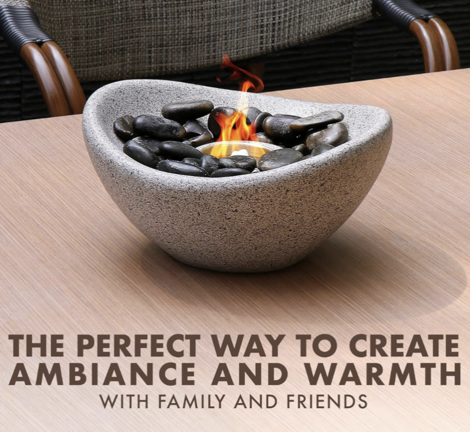 Zinnia - Portable Fire Pit for Indoors & Outdoors