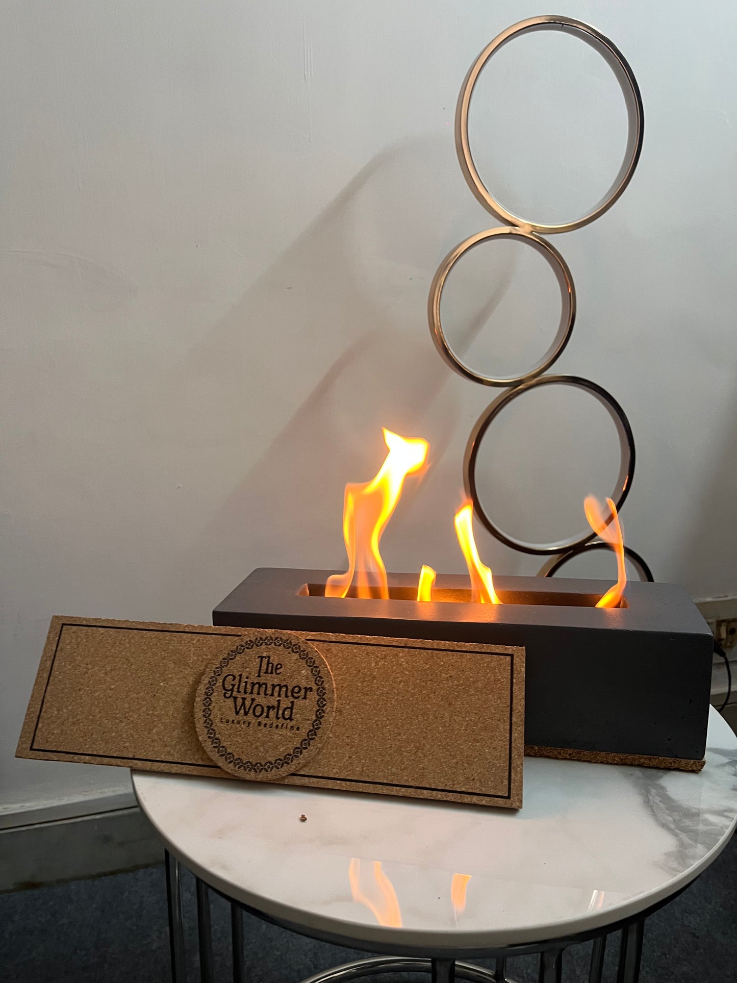 Leonidas - Portable Fire Pit for Indoors & Outdoors